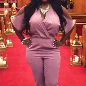 Gianni Bini Nude Jumpsuit